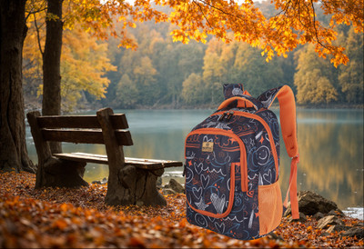 newtal Girl's casual backpack bag 35 L Laptop Backpack(Black)