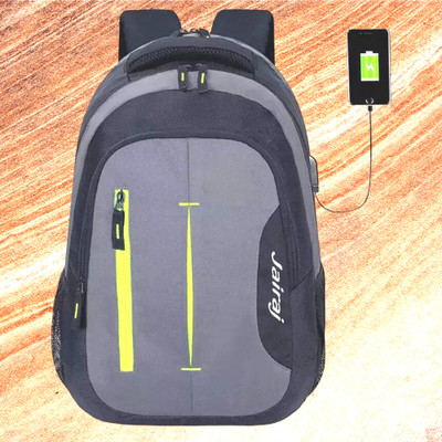 HouseOfCommon backpack bag laptop bag school backpag(18.4*14) 37.1 L Laptop Backpack(Black, Grey)