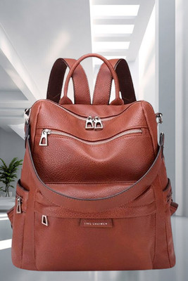 TrueArch Women Backpack Student Backpack Lightweight Comfortable 26 L Backpack(Tan)