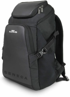 GODS Seneca with Moulded Front Panel | Tech Backpack 28 L Laptop Backpack(Black)