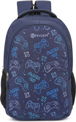 Hyder Gamepad Printed Stylish Waterproof College/Casual/School Bag/Backpack For Boys 30 L Backpack(Blue)