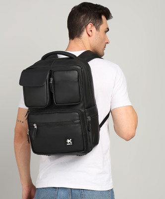 HRX by Hrithik Roshan ALPHA Unisex Bag with rain cover Office/School/College/BusinessB-38L 38 L Backpack(Black)