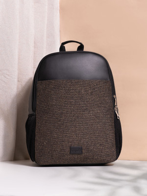 ZOUK Bristel Statement Backpack 16.9 L Laptop Backpack(Brown)