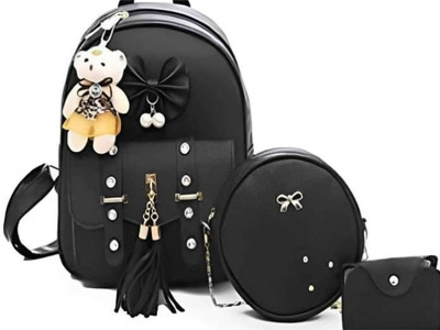 Cleto DIAMOND_BLACKBAG2_12 8 L Backpack(Black)