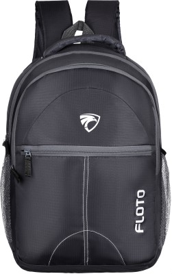 Floto Sturdy women&men backpack boys bags school college office day backpacks 25 L Laptop Backpack(Black)