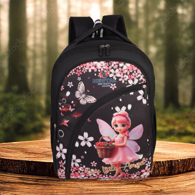 newtal Backpack FunBuddy School Bag – Lightweight, Durable & Stylish 35 L Backpack(Black)