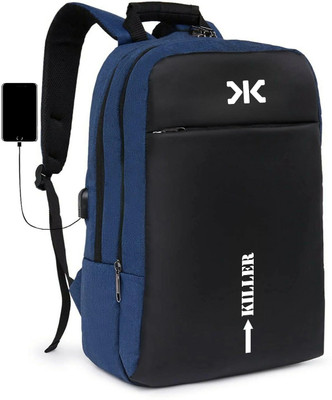 KILLER AntiTheft Backpack Bag with 15.6 Inch Laptop Compartment & USB Charging Port BAG 35 L Laptop Backpack(Blue)