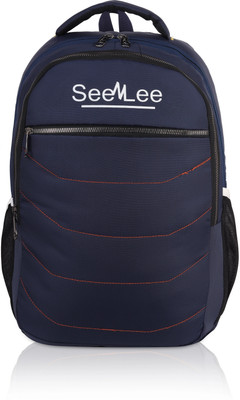 SeeNLee Silver Threads Mens Styling Bag 28 L Backpack(Blue)
