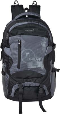F Gear bags 46 L Laptop Backpack(Black, Grey)