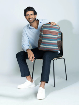 ZOUK Mysore Mosaic Classic Backpack 16 L Laptop Backpack(Multicolor)