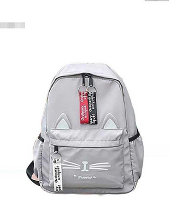 TEZONE GREY MEOW001_10 12 L Backpack(Grey)