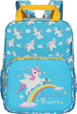 Aerobag Rainbow Unicorn Play Group | Preschool Backpack For Baby | Kids | Boys & Girls 14 L Backpack(Blue)