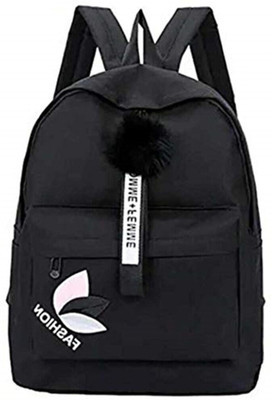 HouseOfCommon Women and Men Backpack 20 L Backpack(Black)