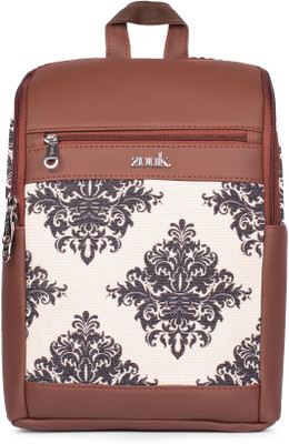 ZOUK Mughal Motif Amalia Daypack 10.6 L Laptop Backpack(Multicolor)