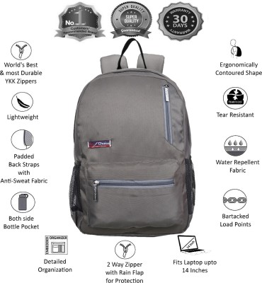 RIGHT CHOICE New Backpack (2102 GREY) stylish tuff quality college school casual Backpack ba 20 L Backpack(Grey)