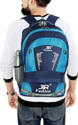 jir fashion Unisex Printed School Backpack College Bag 30 L Laptop Backpack(Blue)
