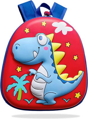 Bembika Kindergarten Dinosaur design Kids School Bag for Boys and Girls, Toddler- Red 5 L Backpack(Multicolor)
