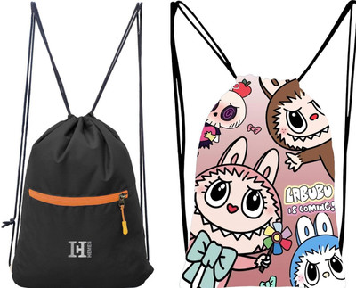 H-Hemes Stylish Beautiful Elegant Backpack for Men Women Boys Girls 12 L Backpack(Black, Multicolor)