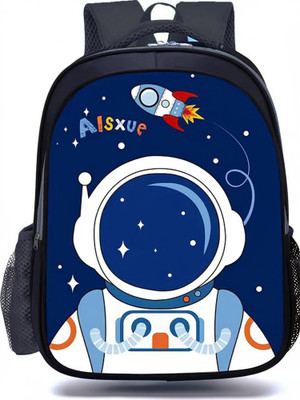 Frantic Polyester 26 L School Bag Class 1 to 8 Daypack 26 L Backpack(Blue)