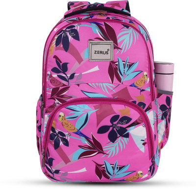 ZERUS Premium Trendy |Tuition |College Backpack|ForGirls&Women| School Bag 45 L Laptop Backpack(Pink)