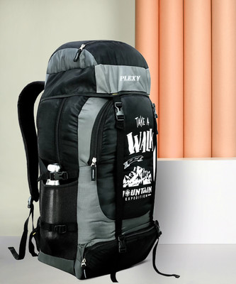PLEXY UNISEX Water Proof Mountain RucksackHiking/Trekking/Camping Bag 60 L Laptop Backpack(Grey)