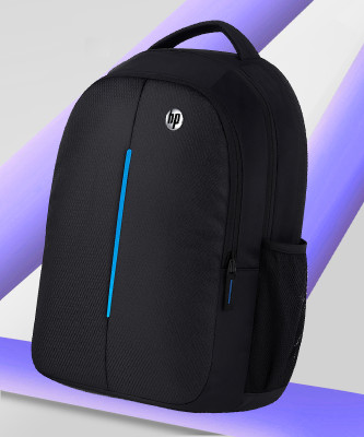HP Casual Daypack | Light Weight Trendy School & College Bag_Ent Elite 15.6 L Laptop Backpack(Black)