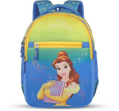 Priority 16 inch Snickers 001 Disney Princess Belle Printed Royal Blue 27 L Backpack(Blue)