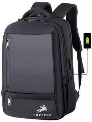 Emperor Multi-purpose backpack With USB charging Port 32 L Laptop Backpack(Black)