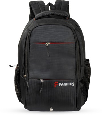 FAMEUS School/College/Office/Business/Travel/Gifting 30 L Laptop Backpack(Black)