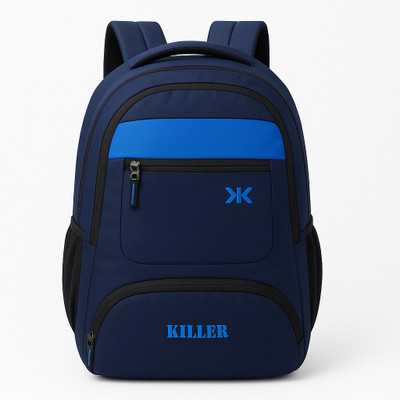 KILLER Unisex Laptop/Office/School/College/Business/Travel Bag 35 L Laptop Backpack(Blue)