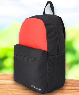 ANTHUB Office/College Backpack for 15.6 inch laptop,Unises(1024) 22 L Laptop Backpack(Black, Red)