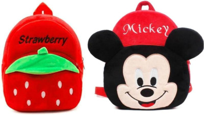 Aveek BM-StrawBerry With Mickey _pk_p8 12 L Backpack(Multicolor)