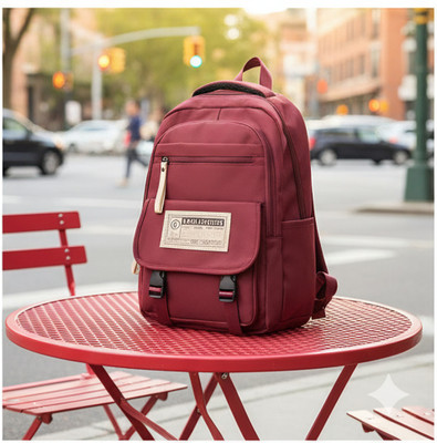arisen Classic Backpack for Daily Use 35 L Trolley Backpack(Maroon)