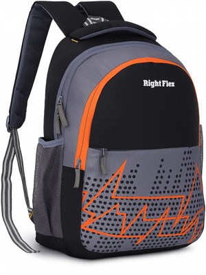Right Flex school bag backpack men bag 35 L Backpack(Black, Grey)