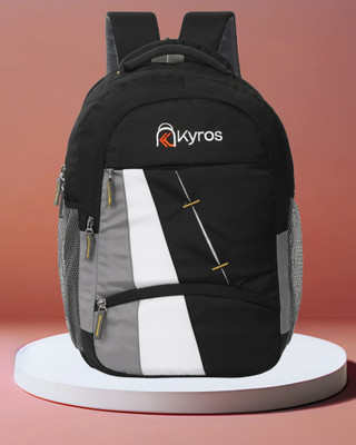Kyros Large 45 L Laptop Backpack 45 L Large Unisex backpacks Medium (Black) 45 L Backpack(Black)