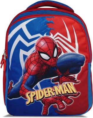 Ronaldo School Bags Spider-man Printed best for Boys and Girls 3-6 Years 20 L Backpack(Blue)