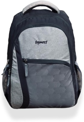 topmost DUFFLE 35 L Laptop Backpack(Grey, Black)