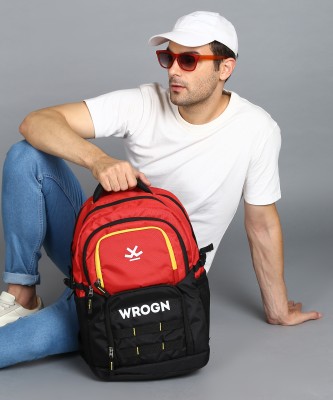 WROGN Aero Unisex Bag with rain cover Office/School/College/BusinessB-36L 36 L Backpack(Red)