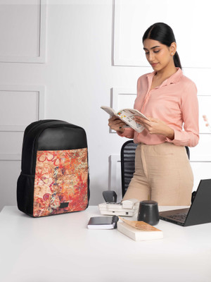 ZOUK FloLov Statement Backpack 16.9 L Laptop Backpack(Multicolor)