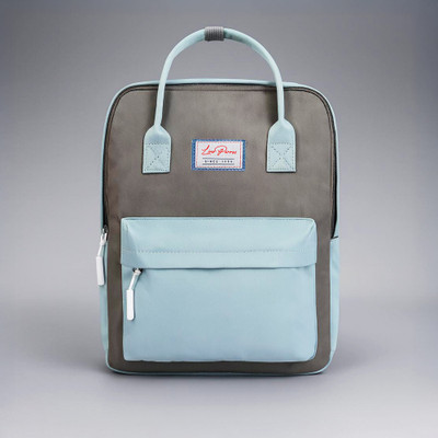 LINO PERROS LWBKP00008GREY-BLUE 13 inch Laptop Backpack(Blue)