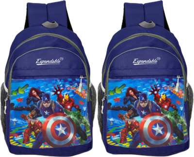 Expandable Avenger combo backpack 30 L Backpack(Grey)