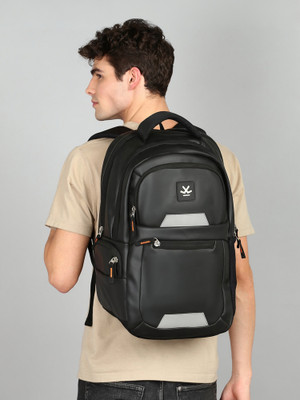 WROGN Frontier Unisex Bag with rain cover Office/School/College/BusinessB 40.1 L Laptop Backpack(Black)