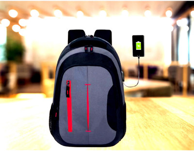 JairaJ backpack bag laptop bag school backpag(19.1*14) 38.1 L Laptop Backpack(Grey)