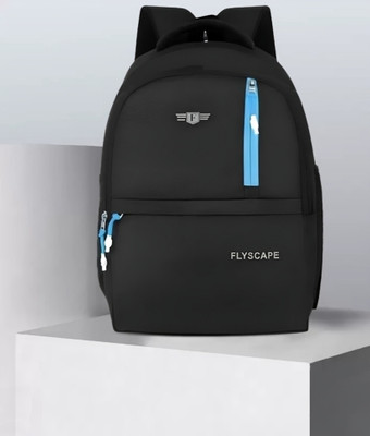 Flyscape Terror Stylish 24 L Backpack(Black, Blue)