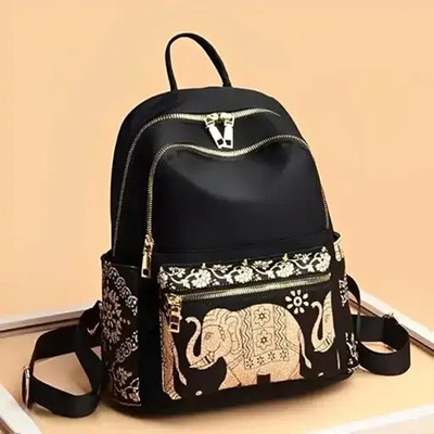 ACOME Stylish backpacks for women latest college/School bags for girls Small 15 L Backpack(Black)