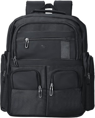 GoHustle MAGNA Laptop Backpack for Business in Waterproof & Anti-Abrasive Fabric 22 L Trolley Laptop Backpack(Black)