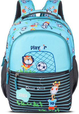 Priority 14 Inch Player Printed School Green 20 L Backpack(Multicolor)