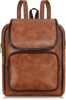 Qosha QO-BP02 6.19 L Backpack(Orange, Brown)