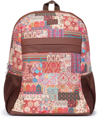 ZOUK Kutch Gamthi Classic Backpack 18 L Laptop Backpack(Multicolor)