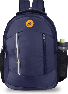 ADAMSON logo designs laptop backpacks college bag laptop padded 32 L Laptop Backpack(Blue)